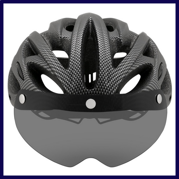 Casque V lo avec Visi re Int gr e Gris Casques Velo France